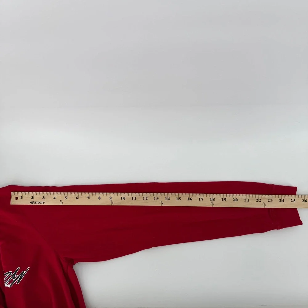Jordan Jumpman Logo Long Sleeve Dri-FIT T-Shirt Men's S Red Athletic Performance